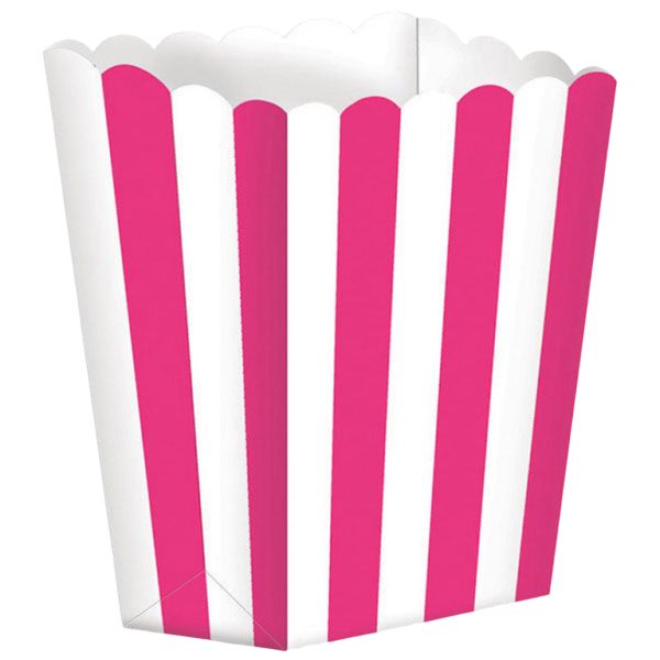 Boxes Stripes Bright Pink